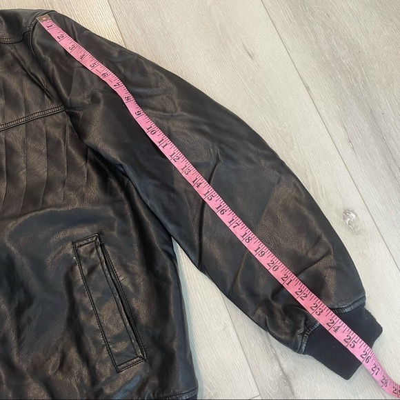 TOMMY HILFIGER Faux Leather Motorcycle Coat - Picture 7 of 13